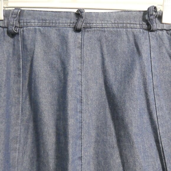 SOUTHERN LADY | size 14 | Blue Denim Skirt | 100% Cotton - Picture 11 of 16